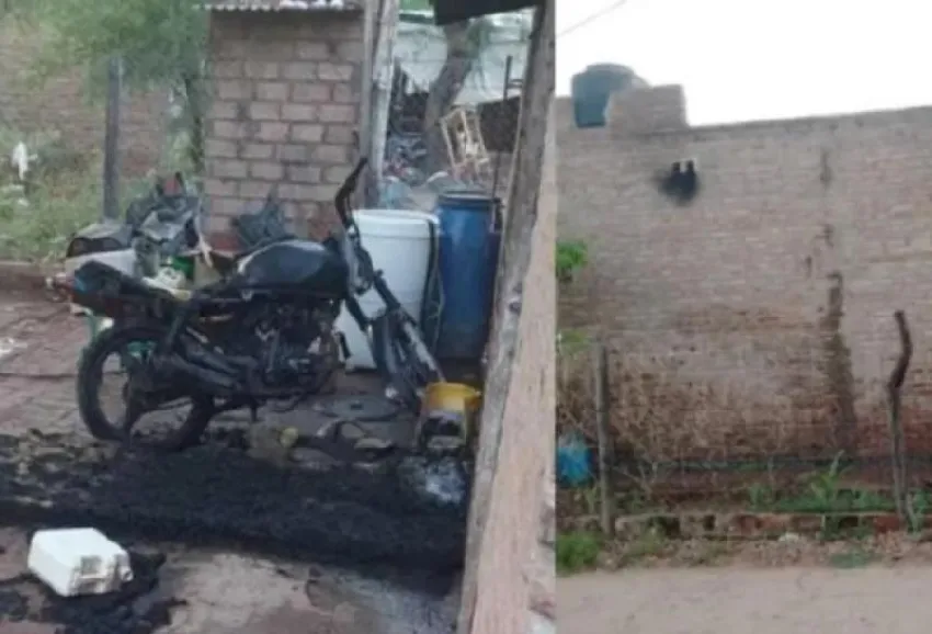 PRENDIÓ FUEGO EL PATIO DE SUS VECINOS Y MATÓ A UN BEBÉ