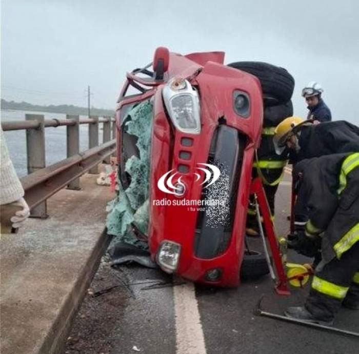 UN HOMBRE MURIÓ TRAS UN ACCIDENTE SOBRE EL PUENTE DEL ARROYO BATELITO